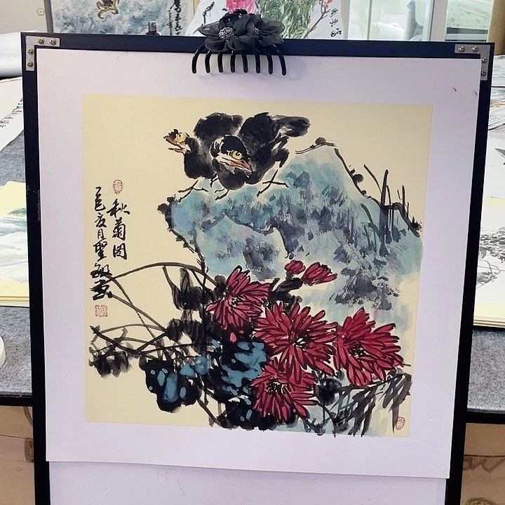 国画张圣敏先生纯手绘作品
