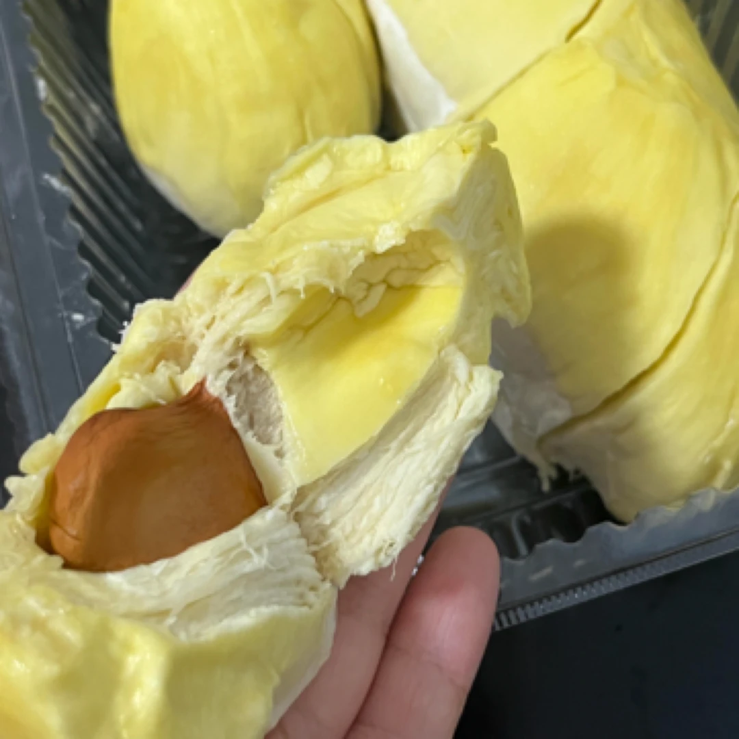 【来单现剥】新鲜泰国金枕榴莲肉500g（核小核）榴莲同城配金枕泰国