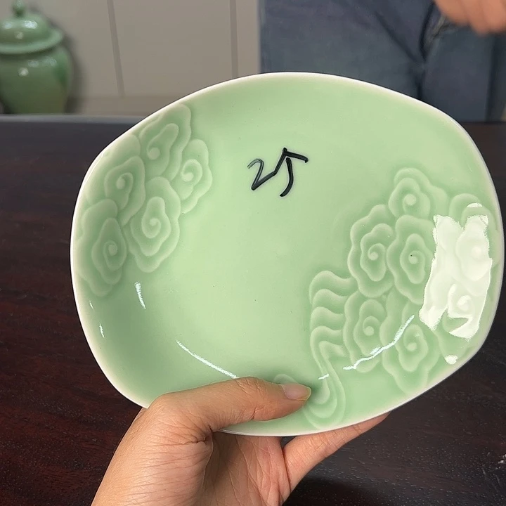 龙泉云间青瓷小米茶器