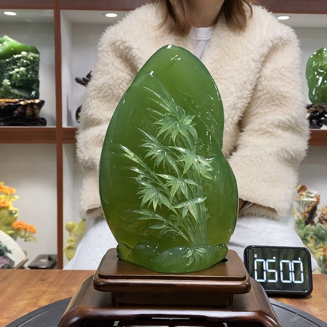 嘎***嘎玉山水摆件 玄关摆件