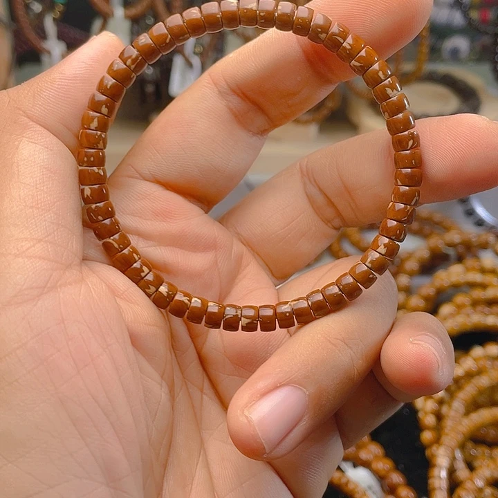 紫金鼠吊坠原生态花皮鼠直切