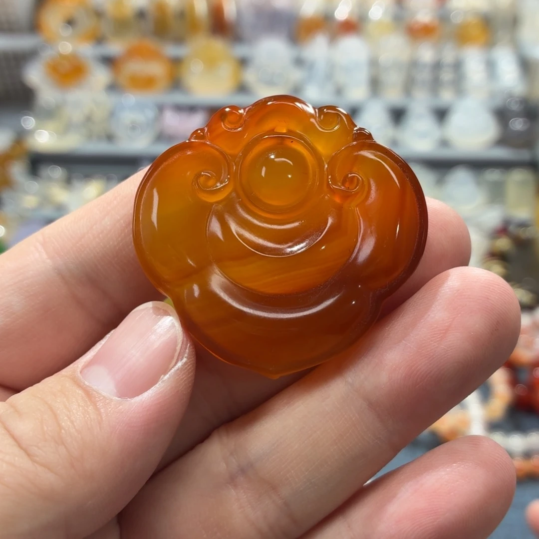 玛瑙/玉髓未镶嵌吊坠(不含链)