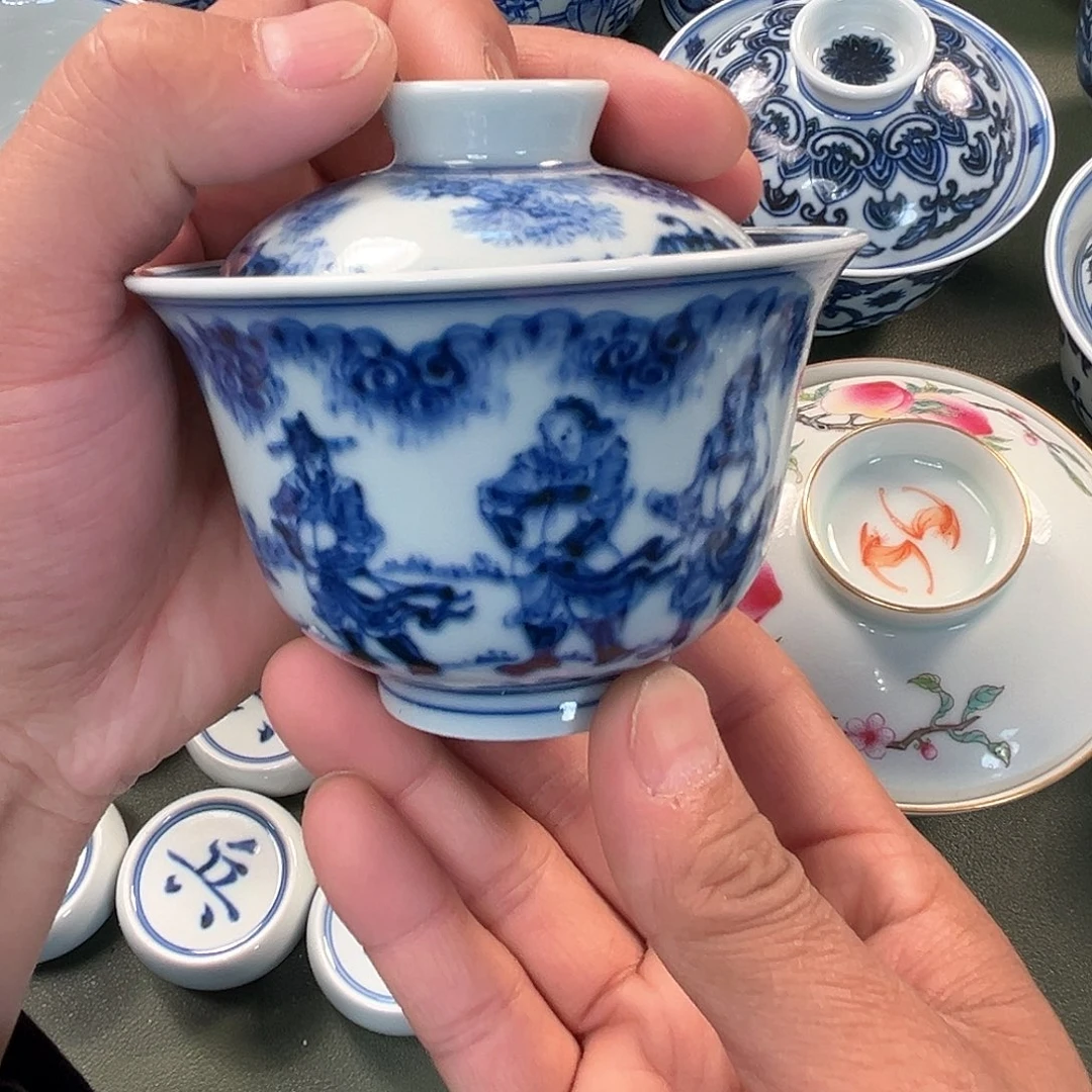 杯青花瓷器青花瓷器