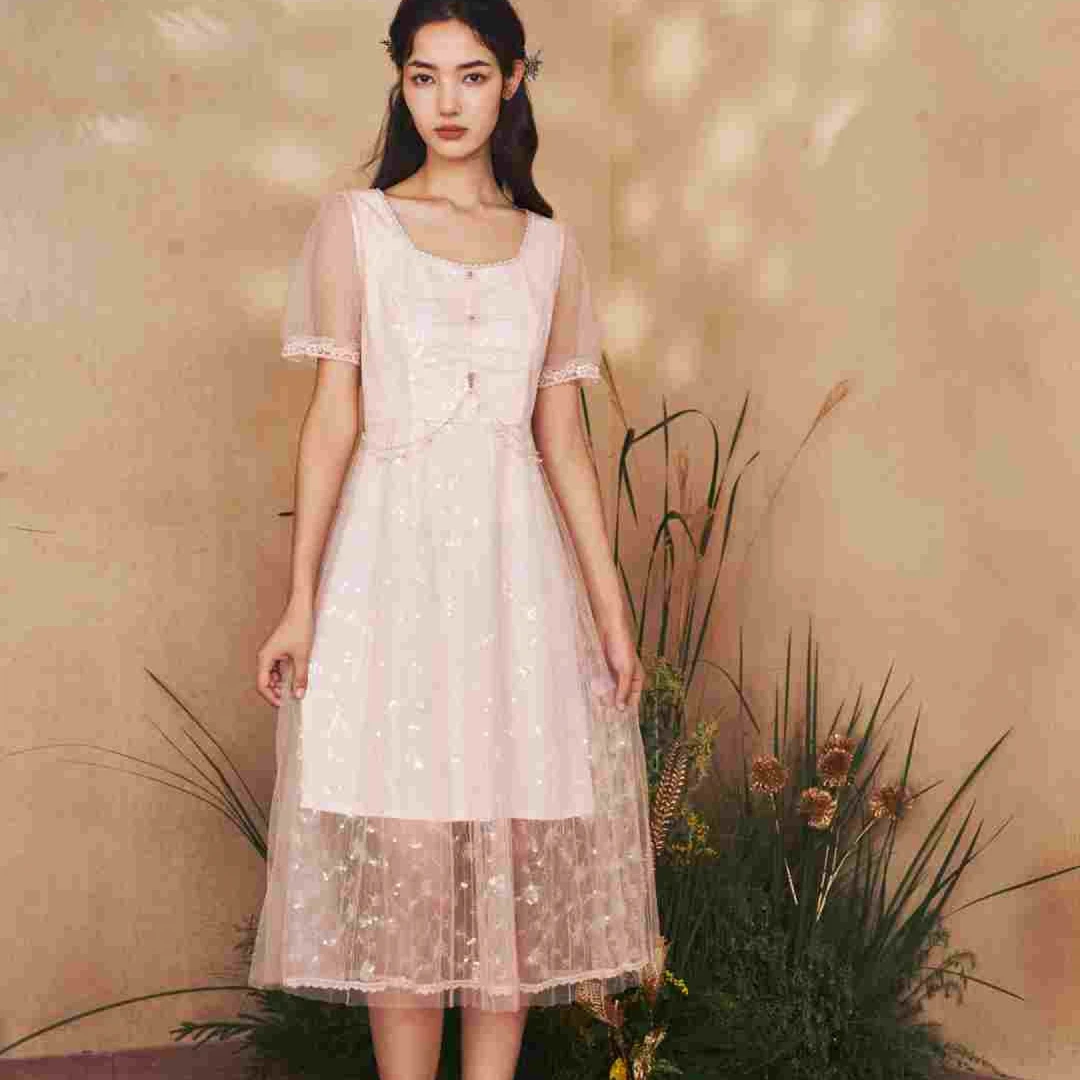 DILI 夏装新品2025女装 时尚连衣裙 324224607