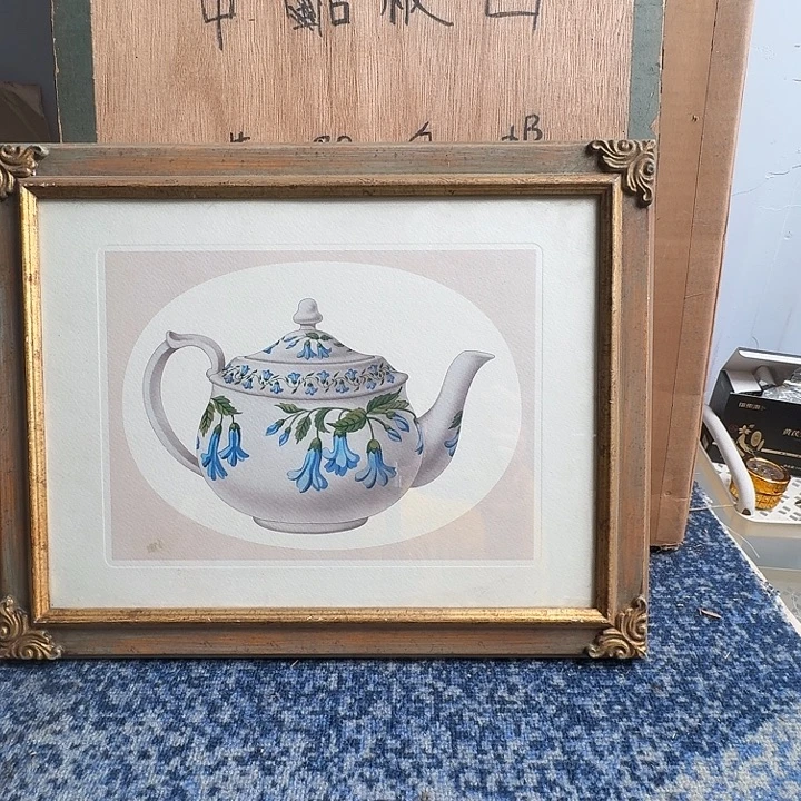 C***i中古框画有瑕疵破损已拍