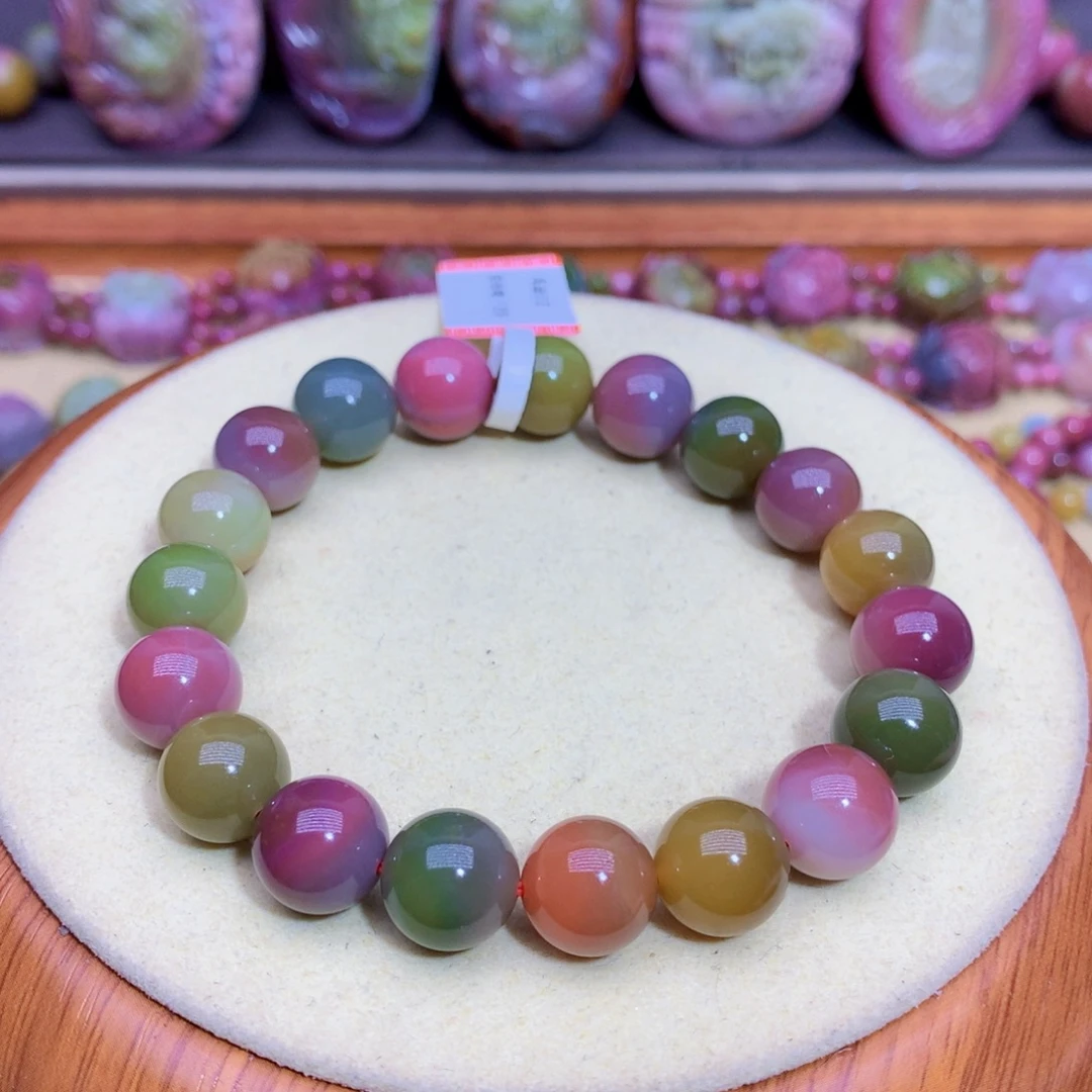 玛瑙未镶嵌手链盐源