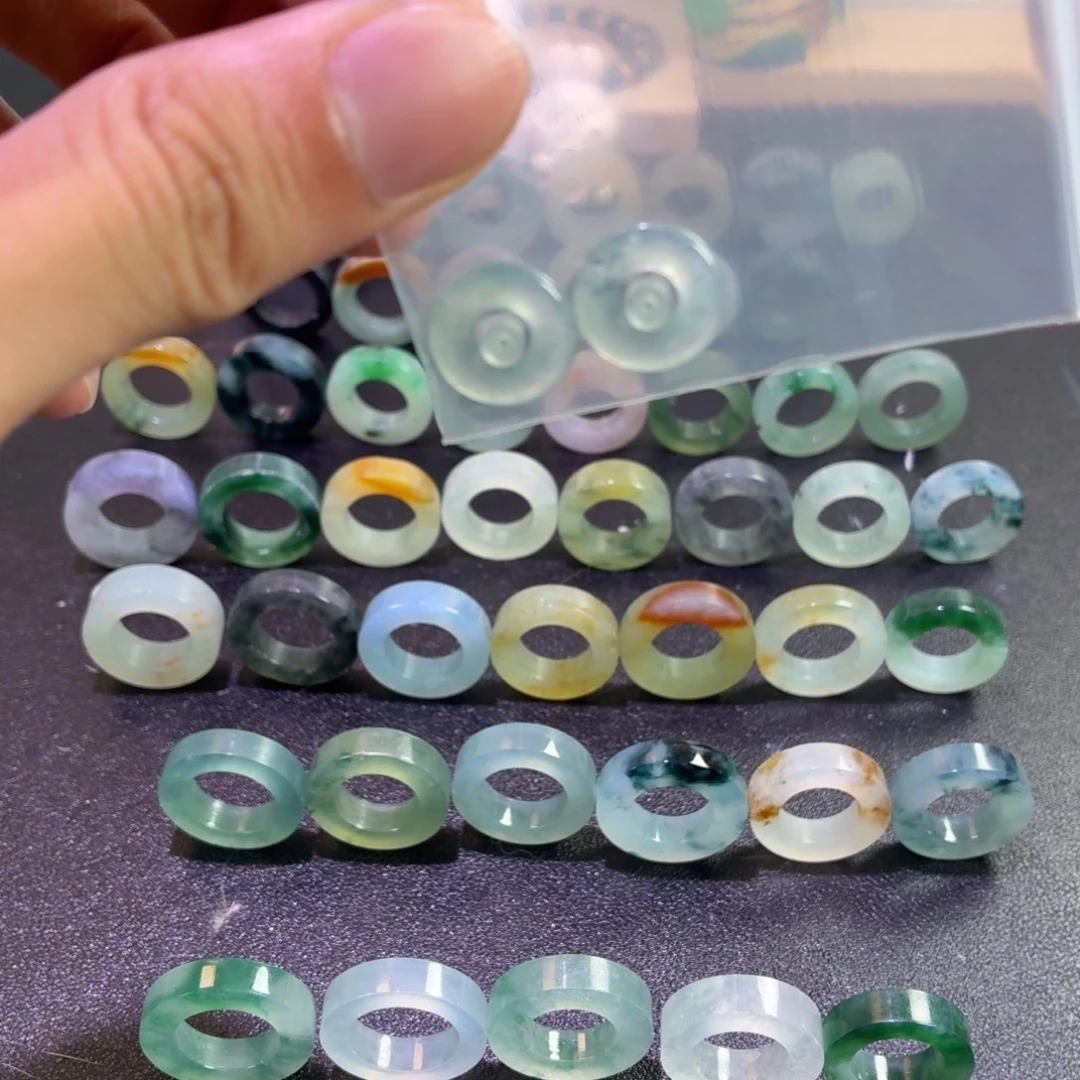 *****定制翡翠未镶嵌戒心