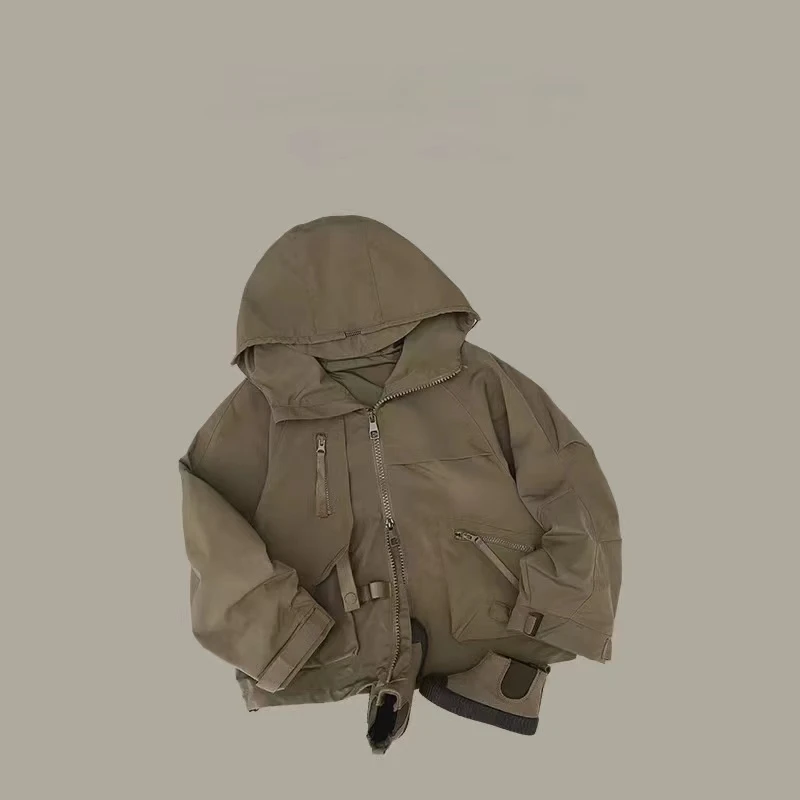 （1579）春秋款儿童时尚工装版风衣外套