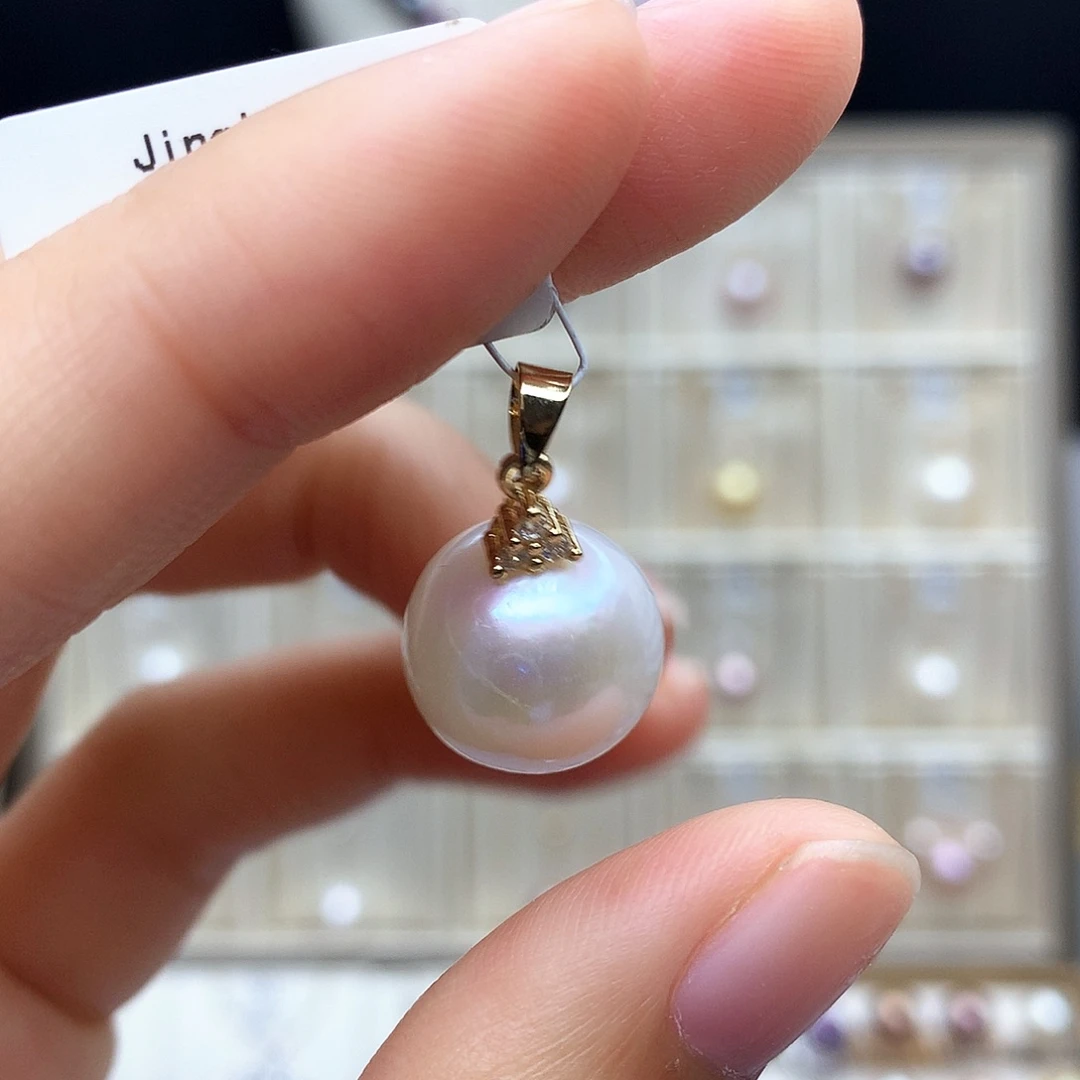 合金淡水珍珠颈饰