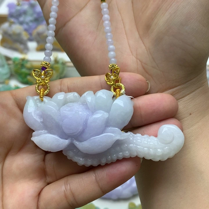 颈饰未镶嵌翡翠翡翠