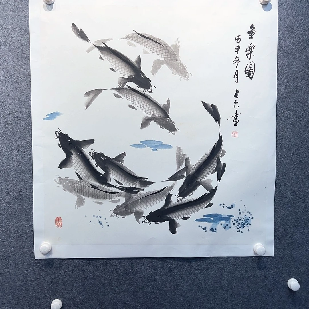 国画纯手绘系列画心
