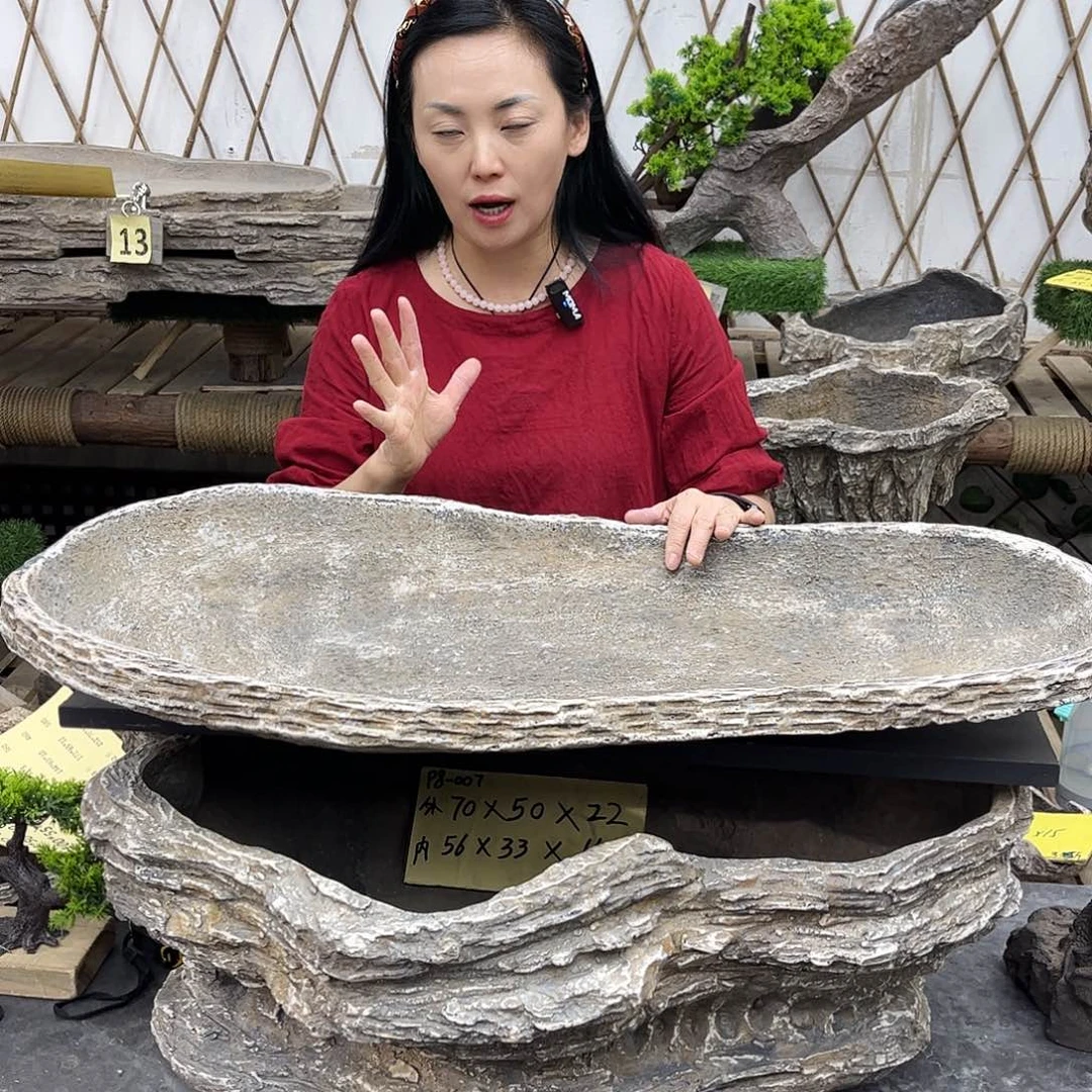 盆景盆景展的花盆w80