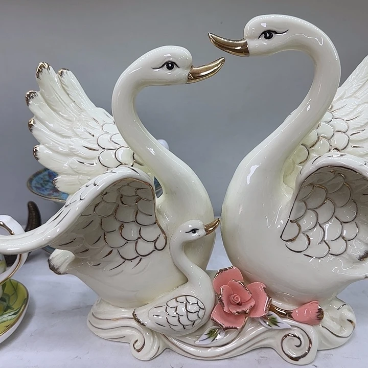 摆件微瑕陶瓷介意勿拍