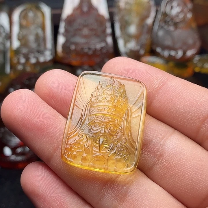 琥珀未镶嵌颈饰246