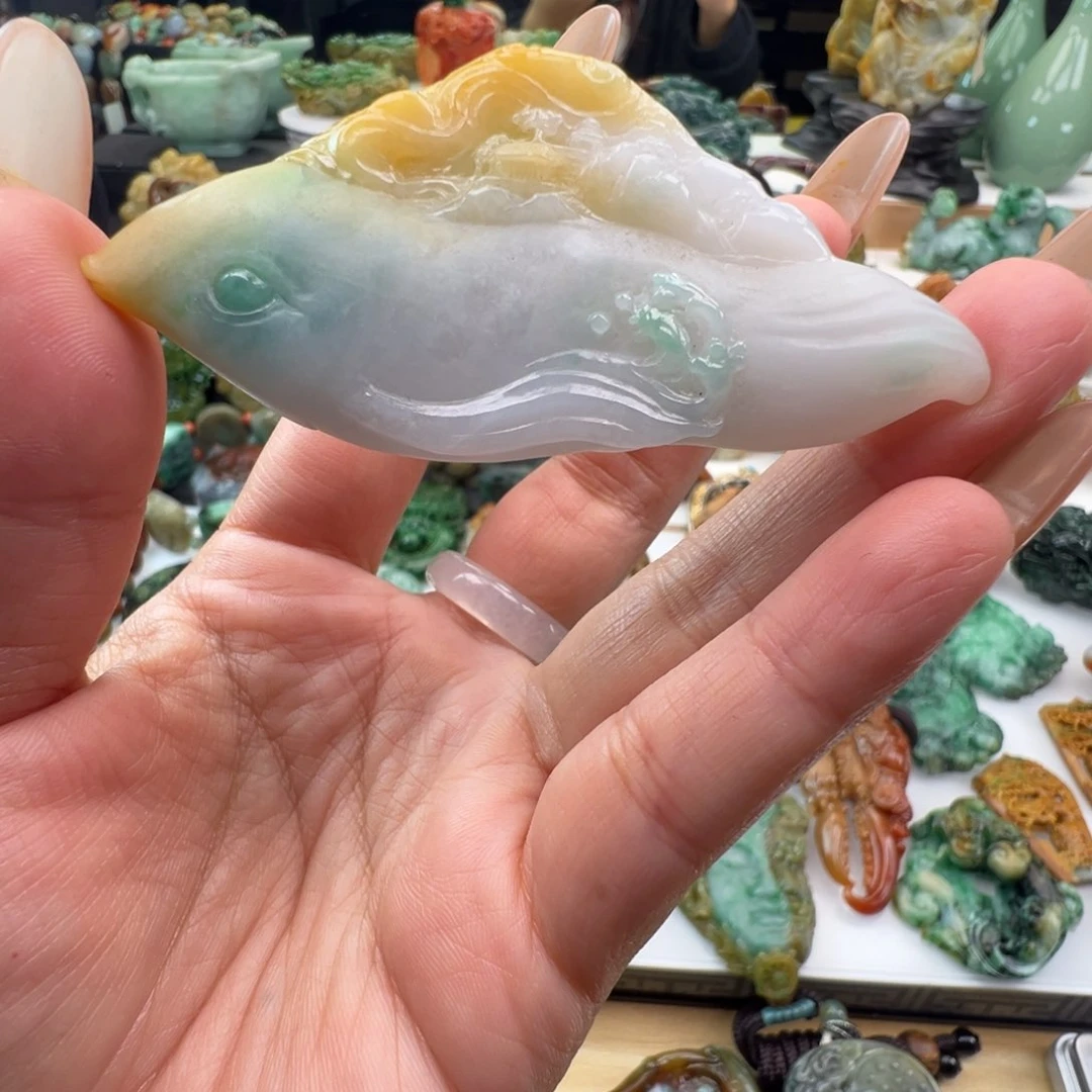 未镶嵌挂件翡翠天然缅甸