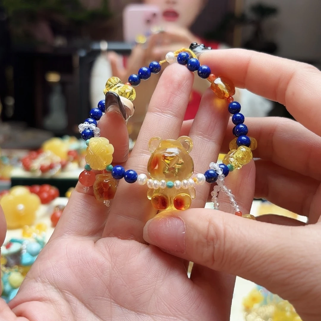 琥珀手链未镶嵌琥珀