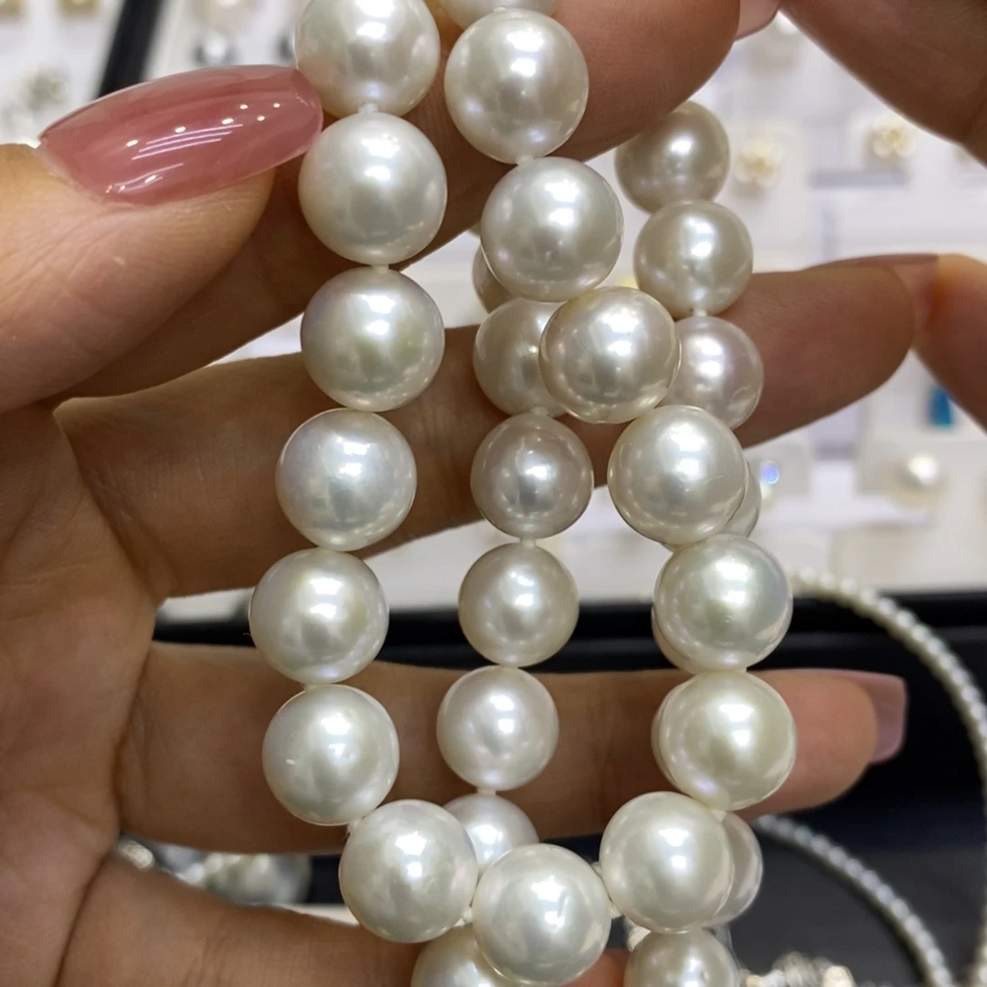 淡水珍珠颈饰银S925镶嵌