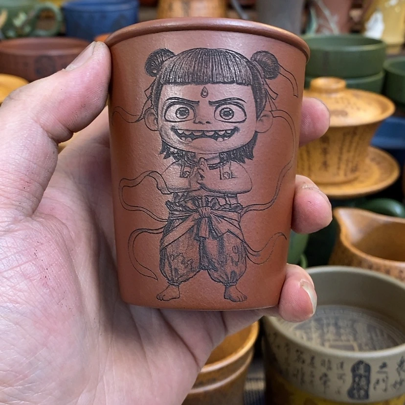 【闪购商品】紫砂杯子宜兴全手工紫砂杯
