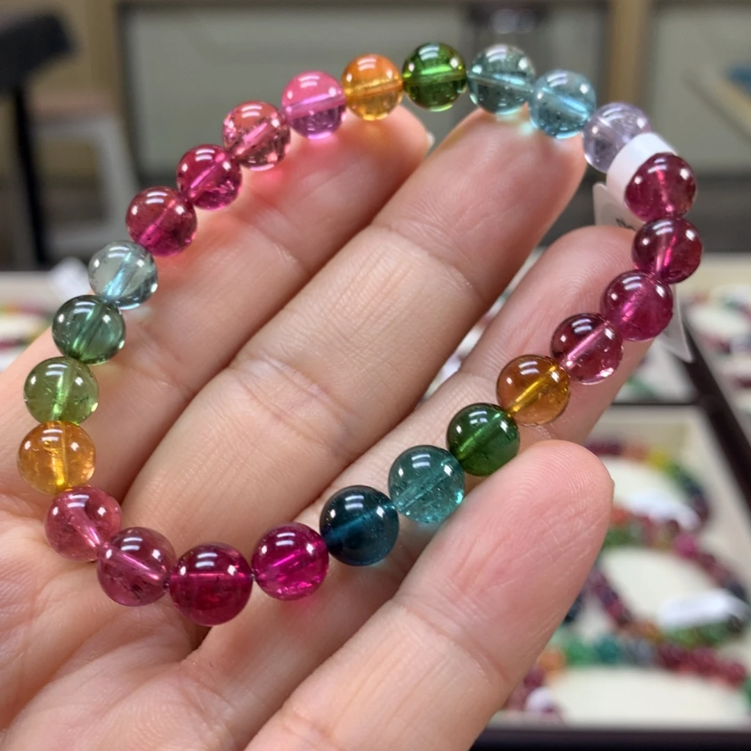 未镶嵌碧玺手链7.5