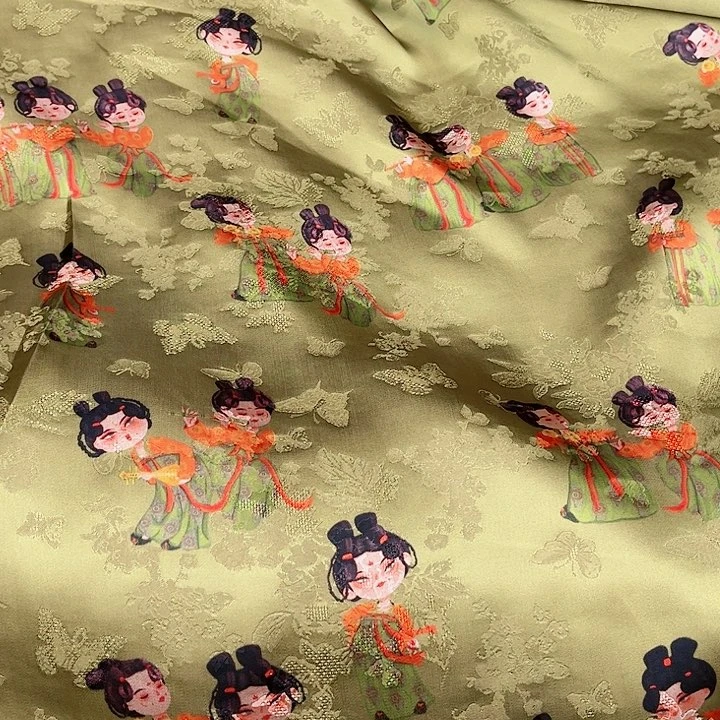 【闪购商品】21%(含)-40%(含)混纺香云纱1.5米