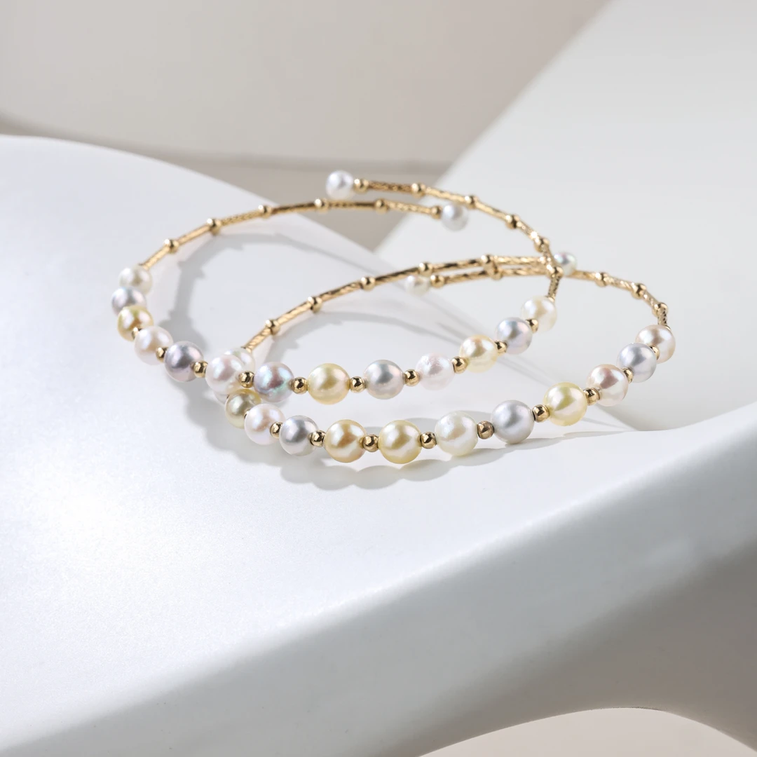 【举石臻选】TA0715-1618-8海水有核珍珠手饰18K（一件/多样性发）H