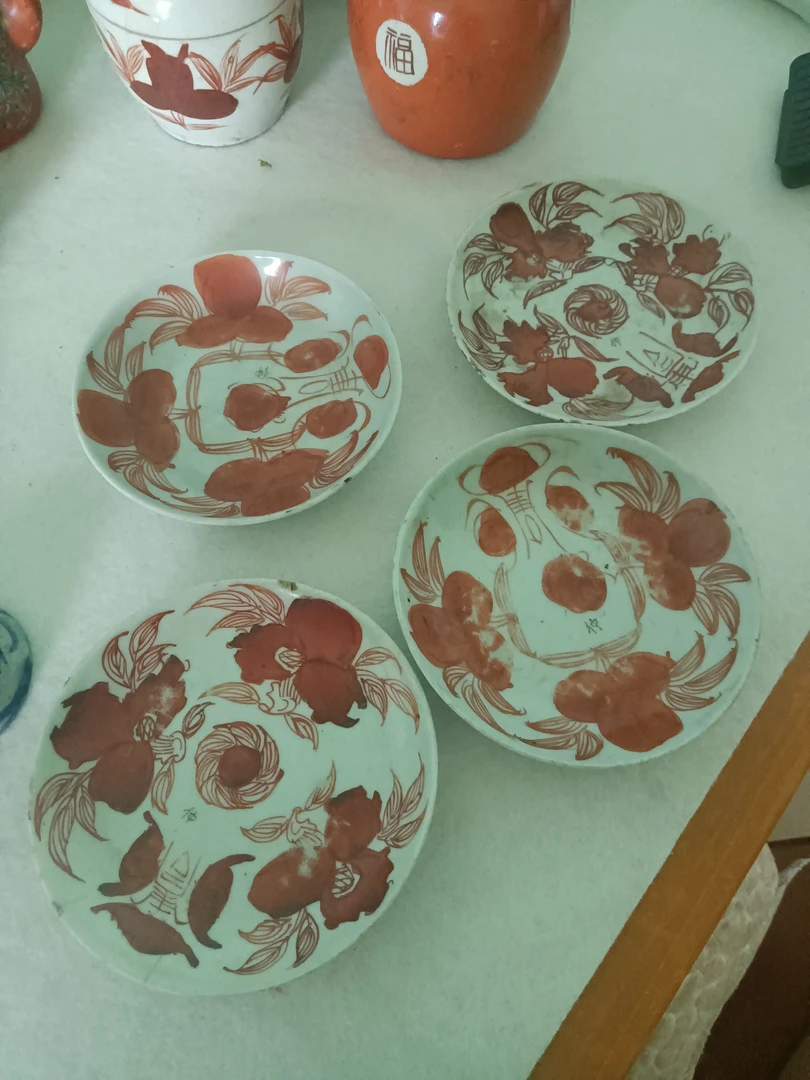 工艺品陶瓷手绘手工小盘