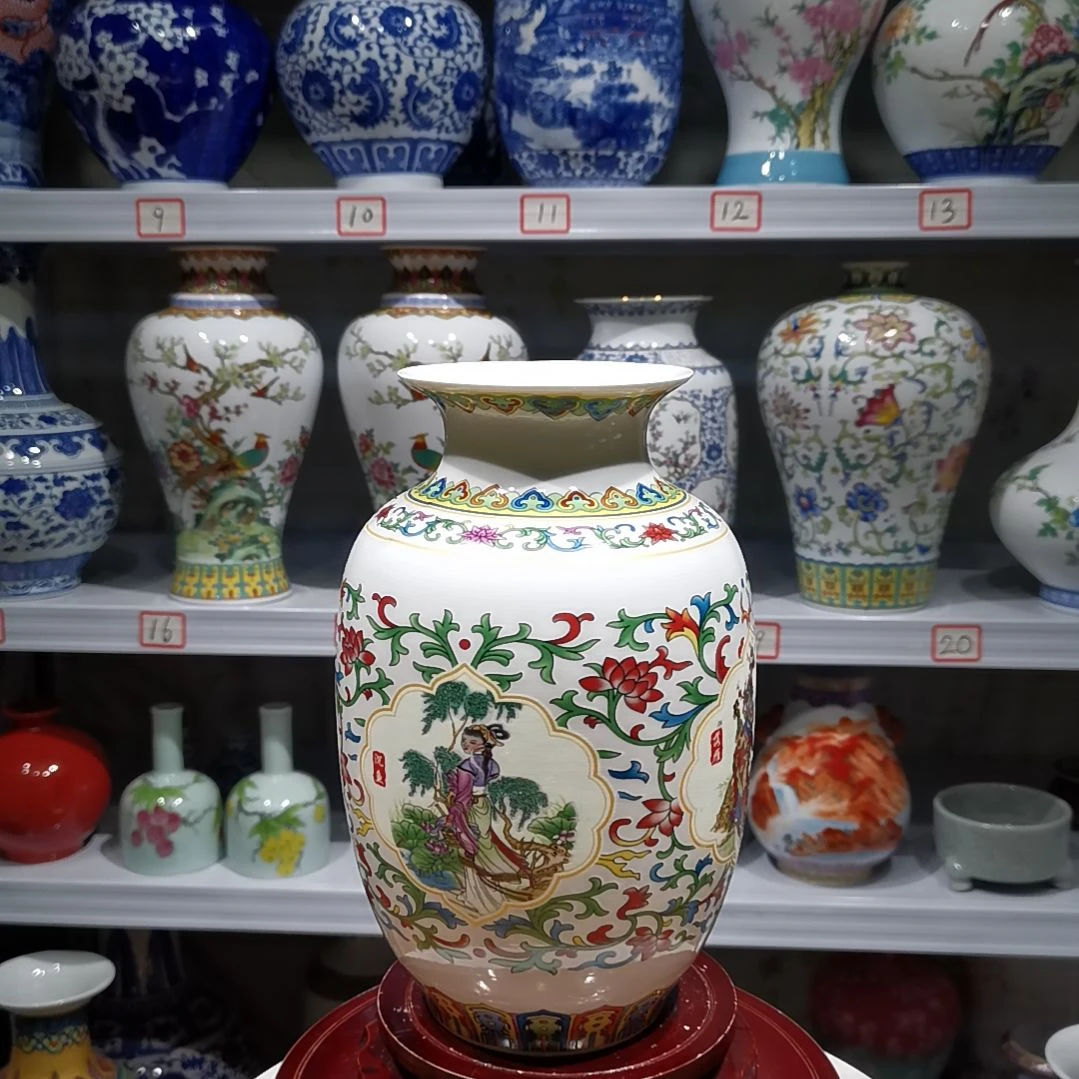 瓶景德镇陶瓷花瓶摆件