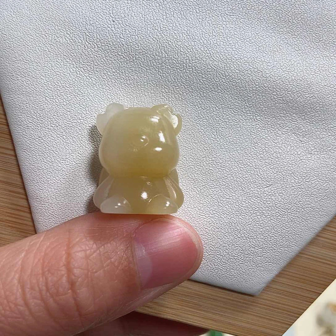 和田玉颈饰未镶嵌甜*圈