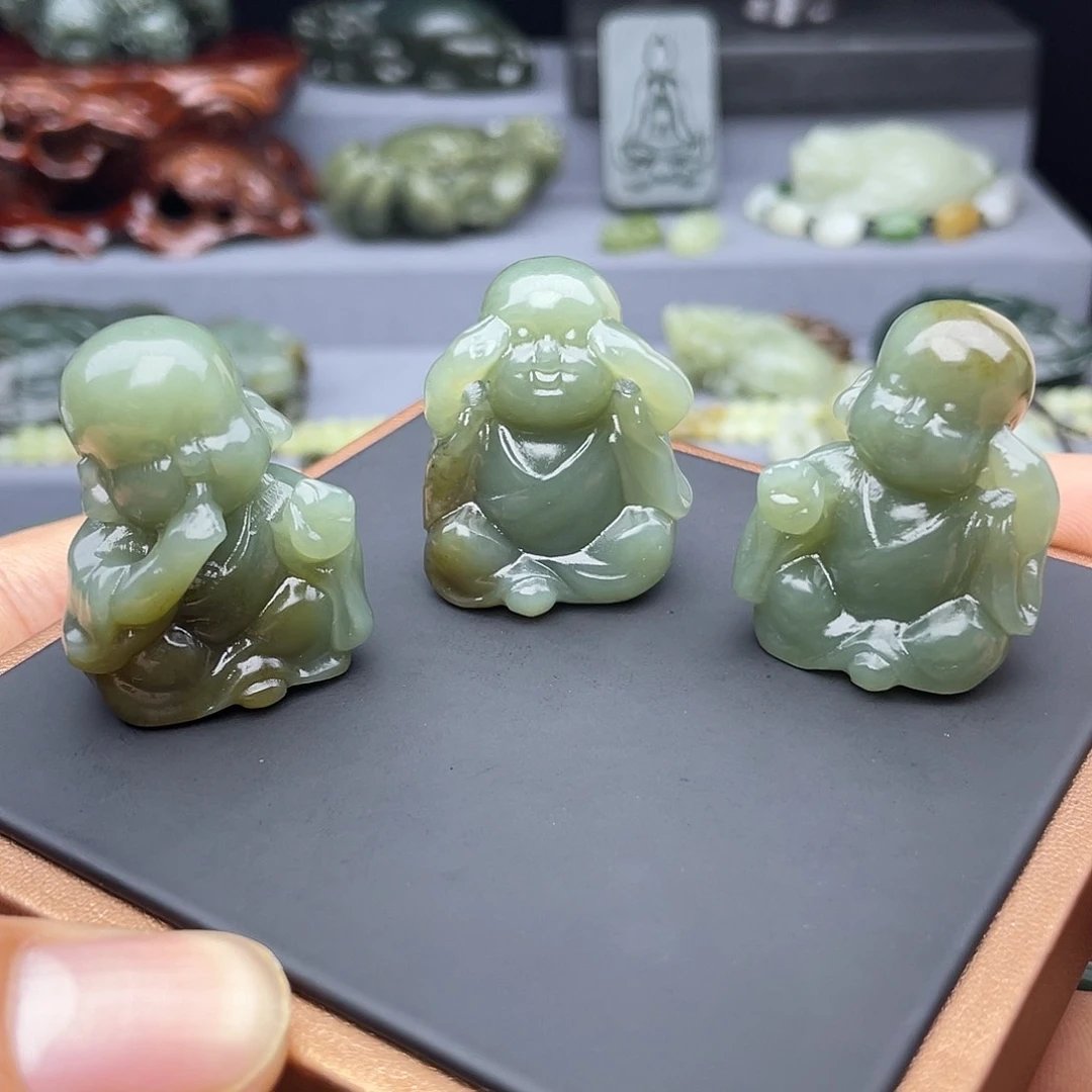 和田玉未镶嵌摆件