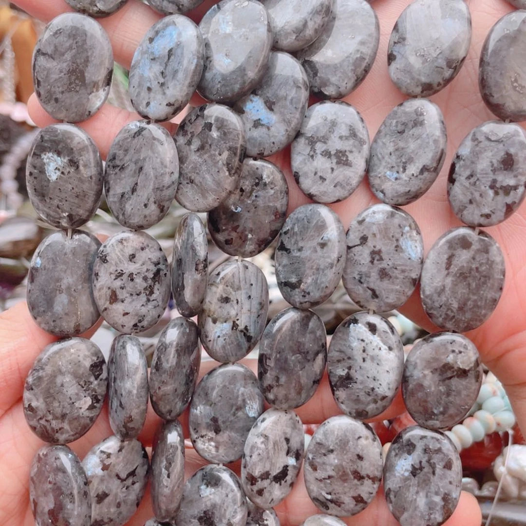 玛瑙/玉髓其他合金黑闪光1条卡18*25蛋面