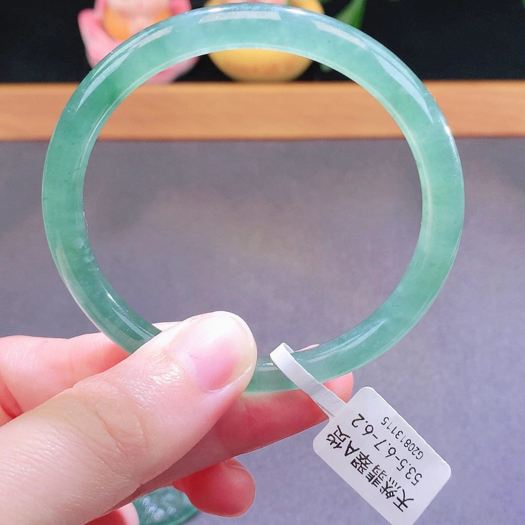 翡翠未镶嵌手镯天然翡翠