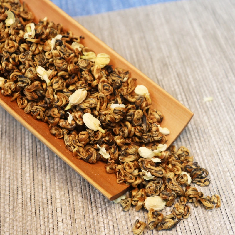 印春白2025头春茉莉奶螺，8窨茉莉花+古树手工头采奶螺花香小蜜水