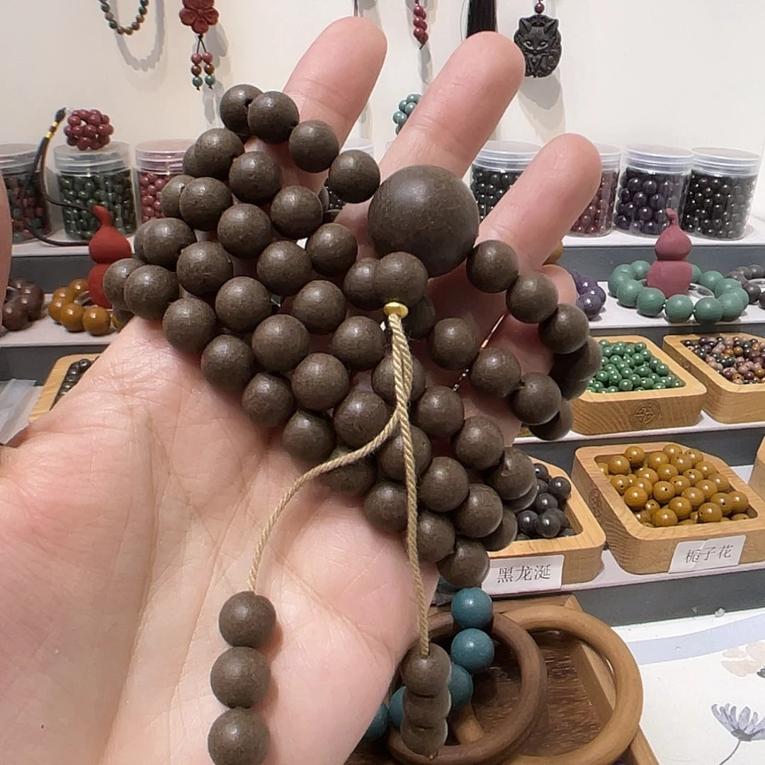 泥塑合香珠状元方0.8的108子