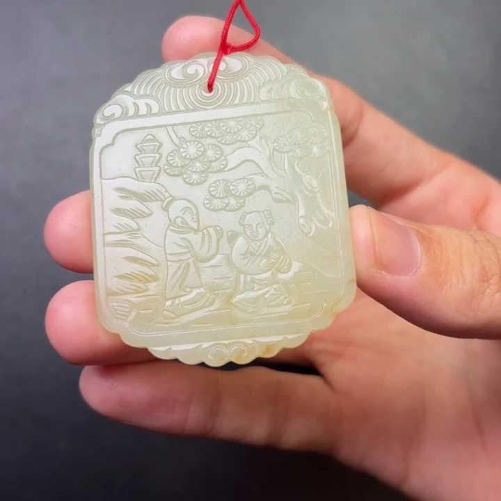 园***6和田玉未镶嵌颈饰