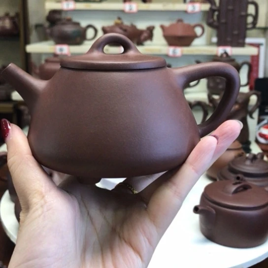 紫砂茶壶高子冶石瓢