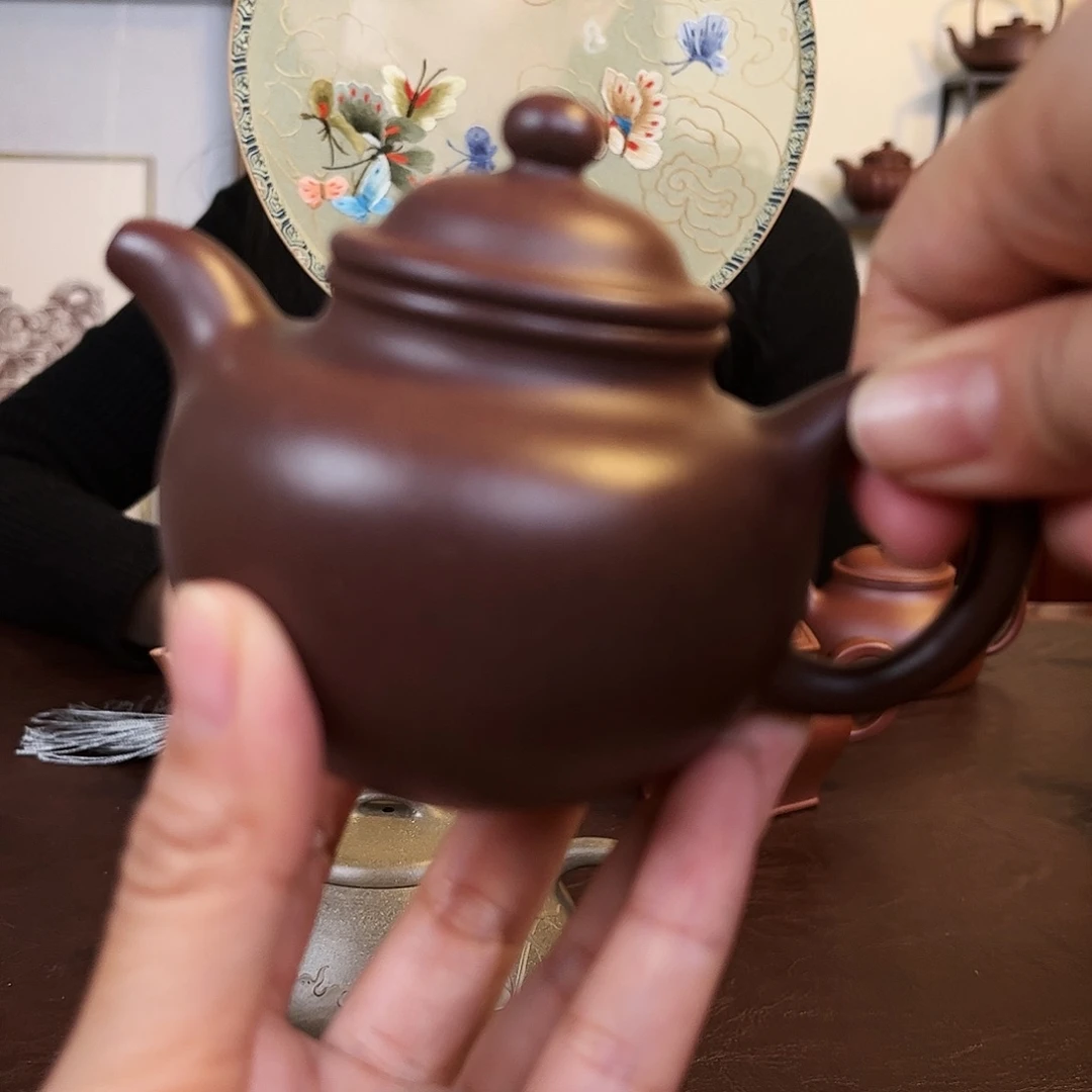 紫砂茶壶金**作掇球壶壶壶