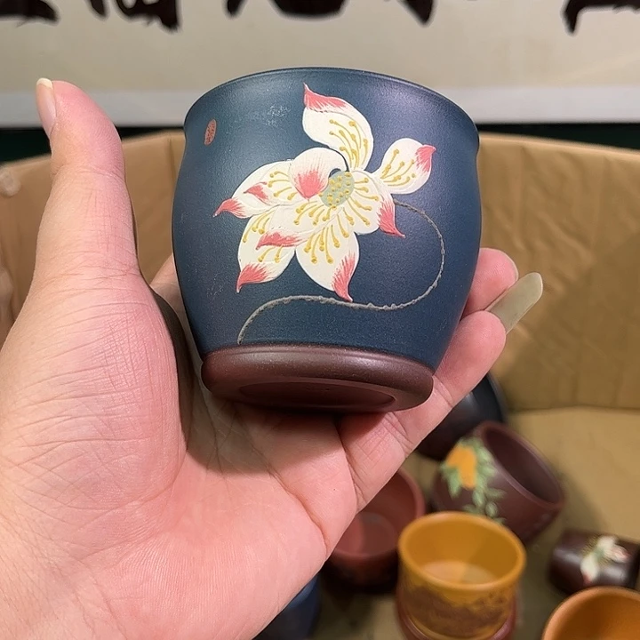 茶杯紫砂全手工紫砂主人杯