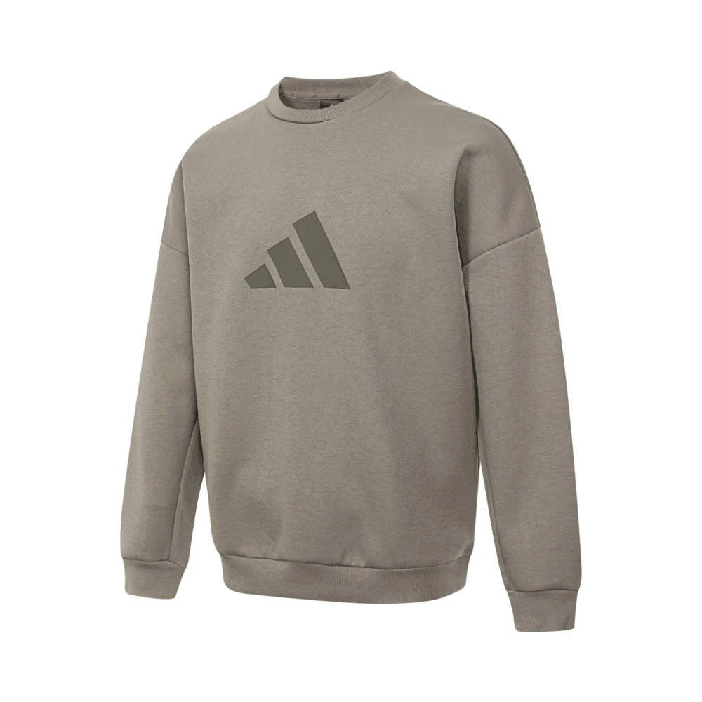 adidas阿迪达斯男子M FI 3BAR CRW针织无帽流光风卫衣JI8771