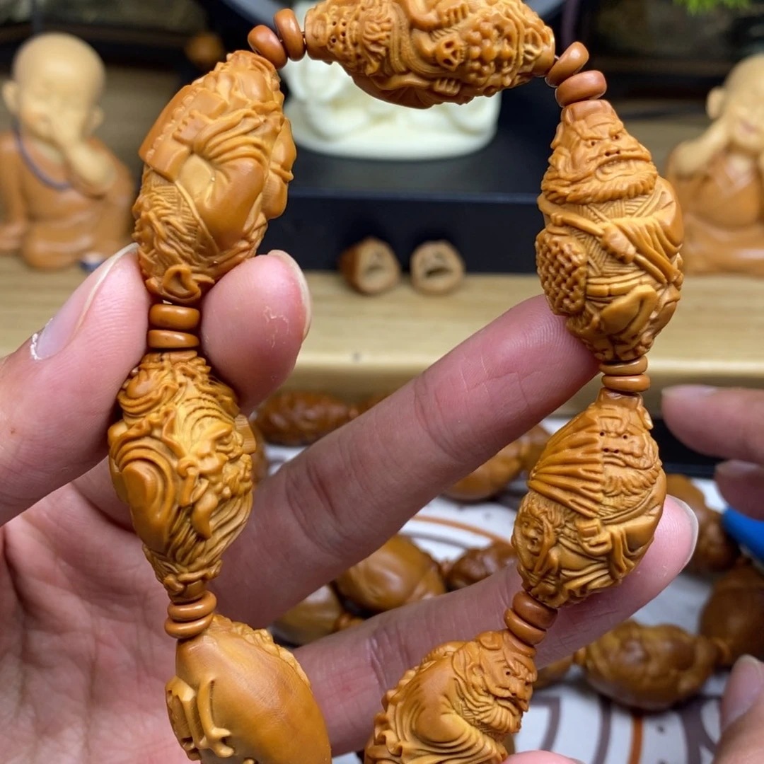 橄榄核手串/手链橄榄核雕工艺手串