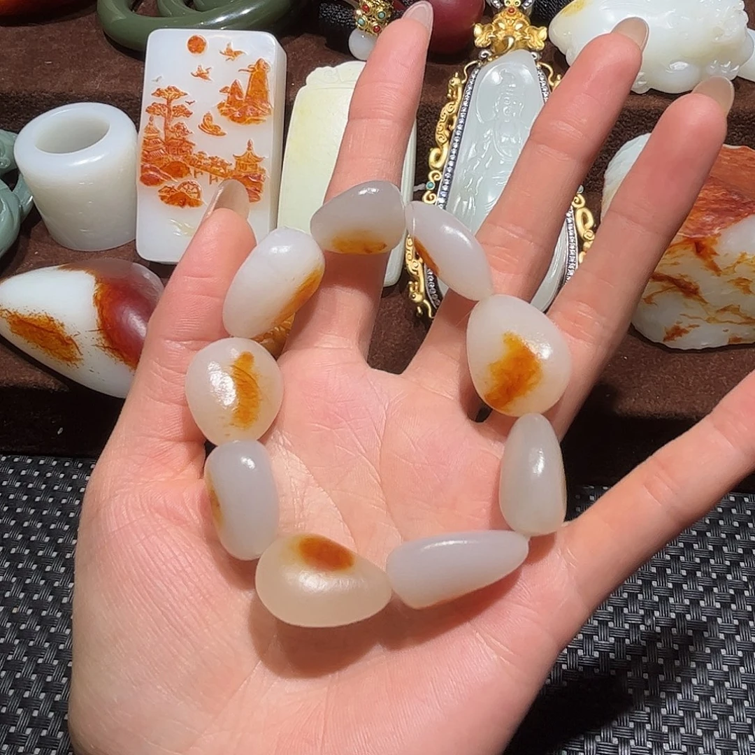 龙***d和田玉未镶嵌挂件