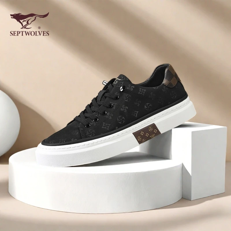 七匹狼男鞋秋季潮流帆布鞋百搭休闲鞋透气薄款官方正品时尚0500