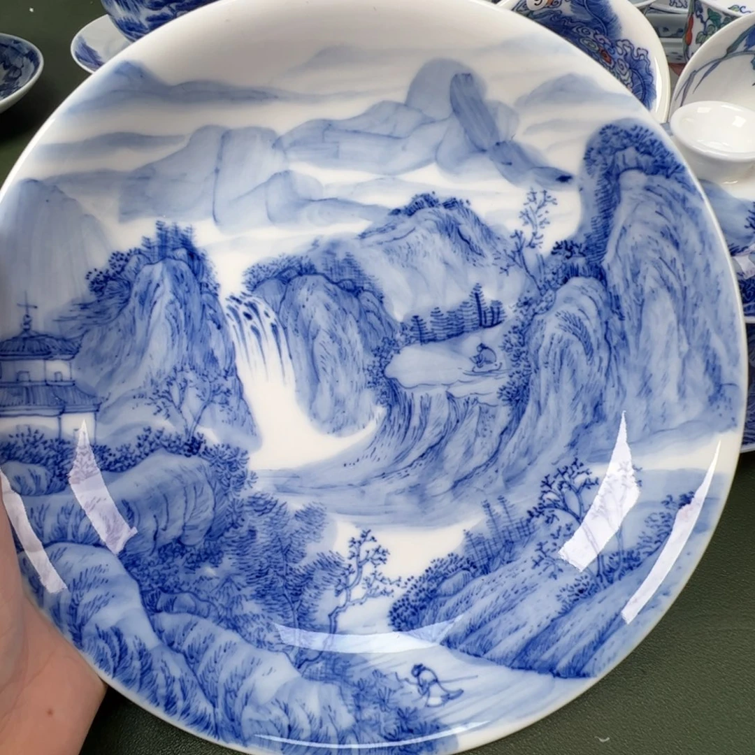 景德镇纯手工纯手绘茶具木木8