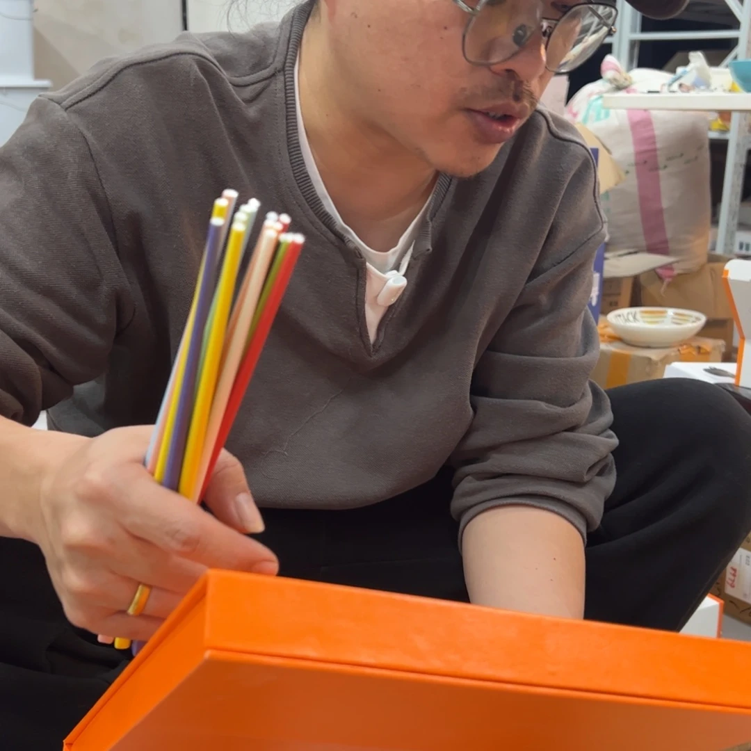 瓷十色十色筷子陶瓷