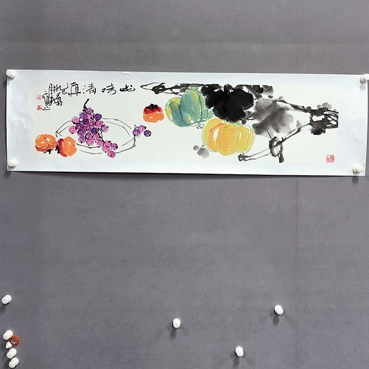 国画亲笔手绘放心去藏