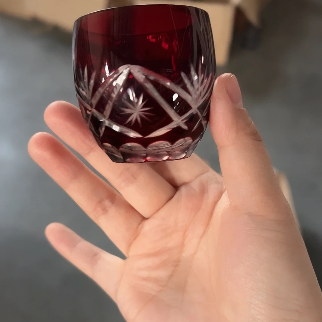 平底款水晶玻璃微瑕一个