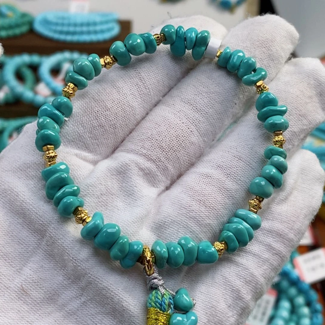 未镶嵌绿松石手串