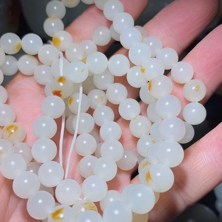 土***山和田玉（白玉）未镶嵌车挂