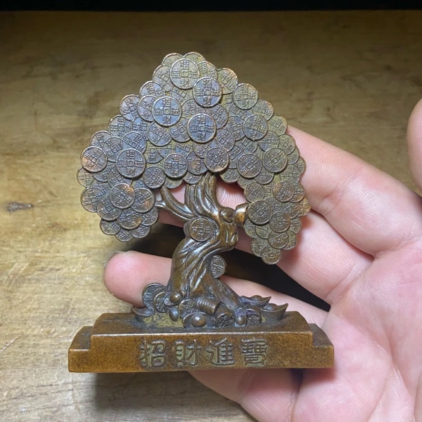 铜大树摆件桌面摆件