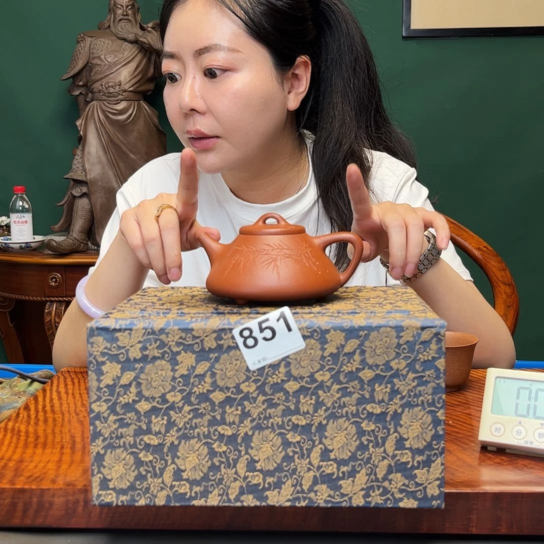 茶杯紫砂大雪紫砂子冶石瓢降坡泥