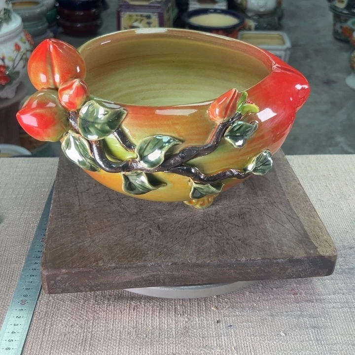 泳坤堂石湾盆陶瓷